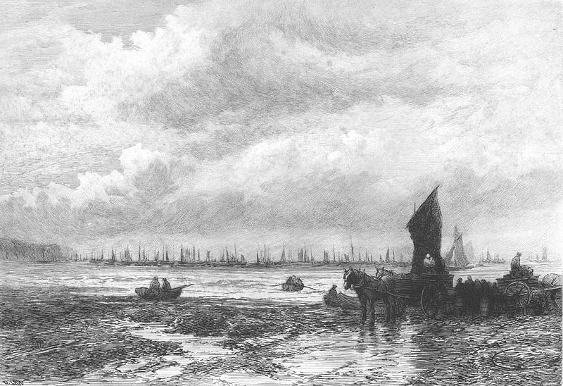 fishing boats whitby 1881