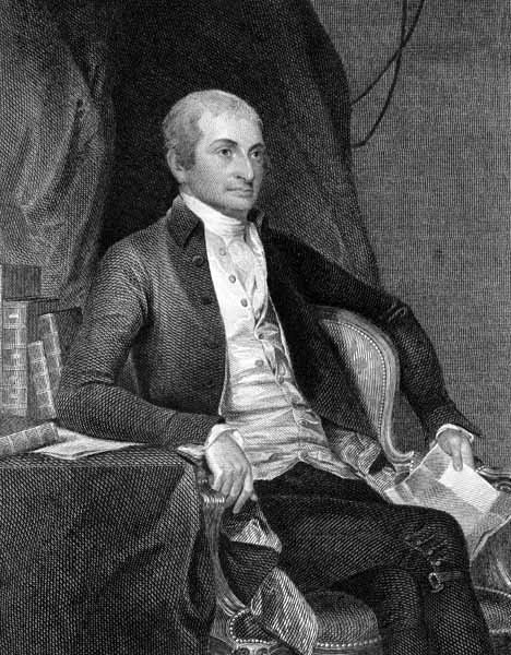 Supreme Court Chief Justice Founding Father JOHN JAY ~ 1835 Art Print